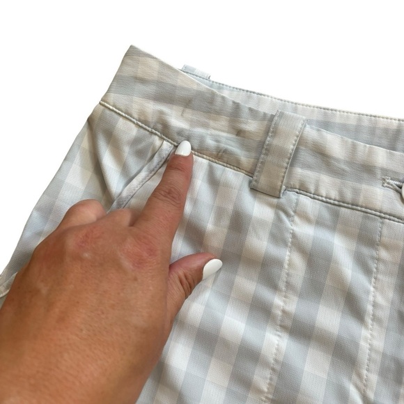 Nike Golf Tour Performance Plaid Bermuda Athletic Shorts Size 10 Summer Preppy - Picture 13 of 16